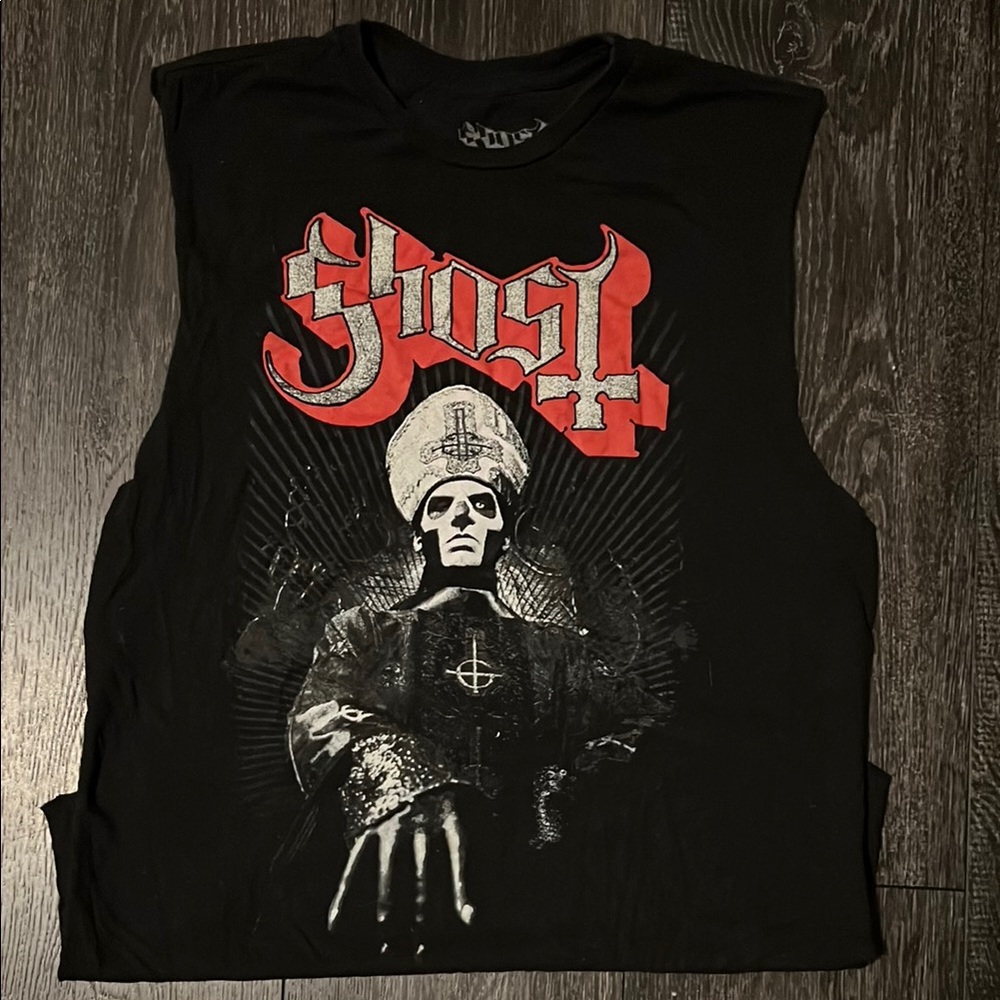 Ghost Black Sleeveless Men's Tank